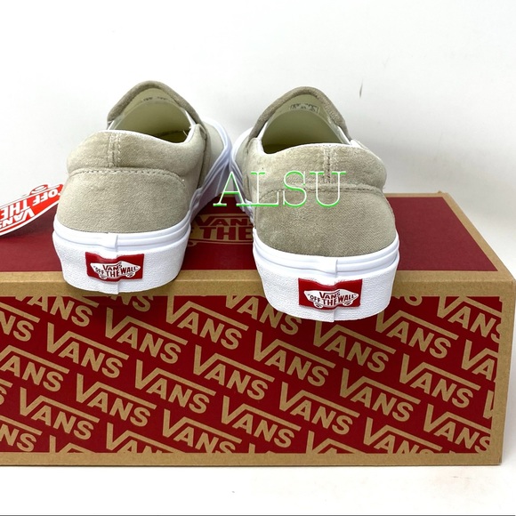 VANS Classic Slip On T Velvet Grey Women’s Sneaker - Picture 6 of 10